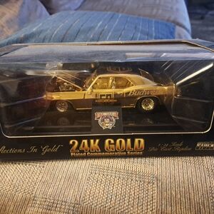 Gold Plated Die-Cast Car Model